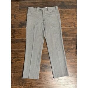 Ralph Ralph Lauren Slim Fit Dress Pants Gray Micro Check Stretch Men's 36x30